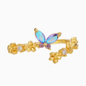 Enchanting Butterfly Open Band Ring